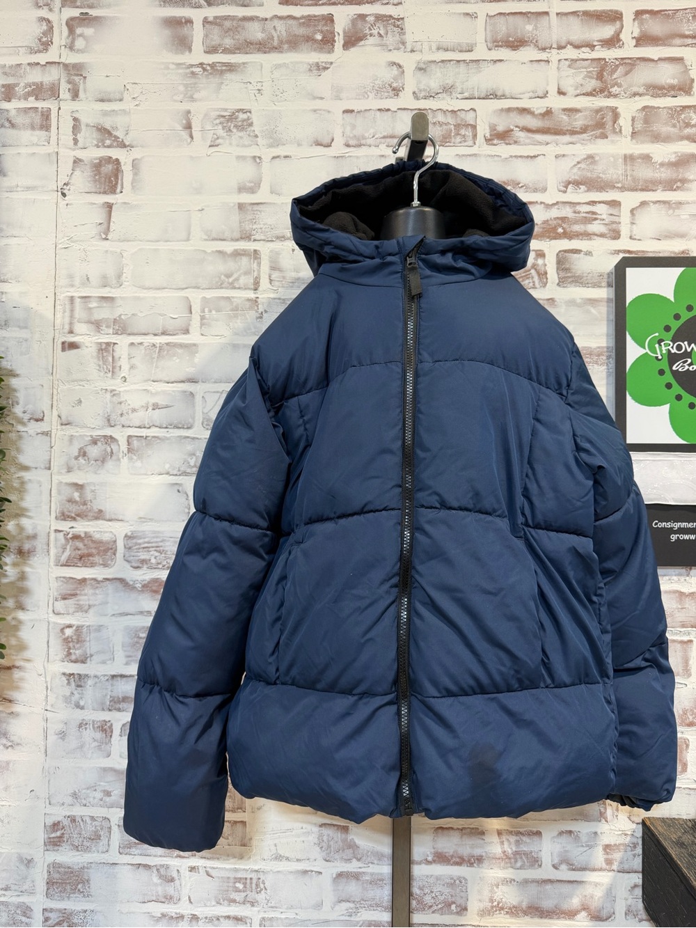 Ozark Trail Blue Jacket with Orange Logo Tag